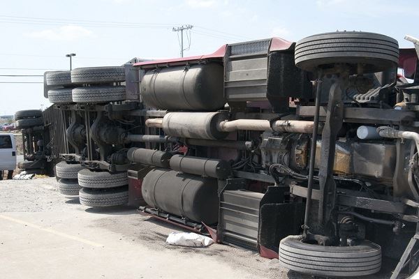 Large Truck Loses Its Load In Multi Vehicle Crash