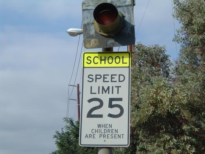 School Zone Mean Slow Down