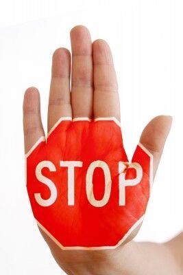 stop hand