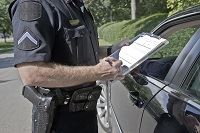 Writing Lane Violation Ticket